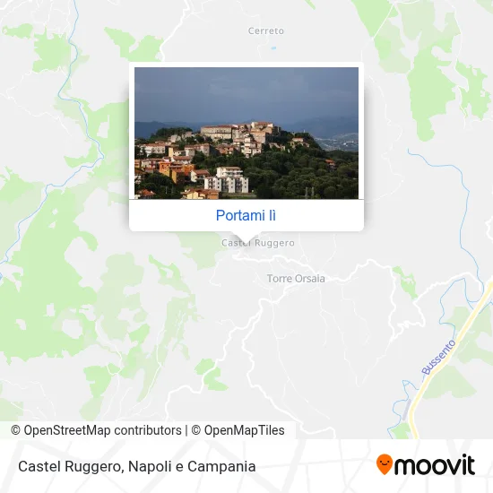 Mappa Castel Ruggero