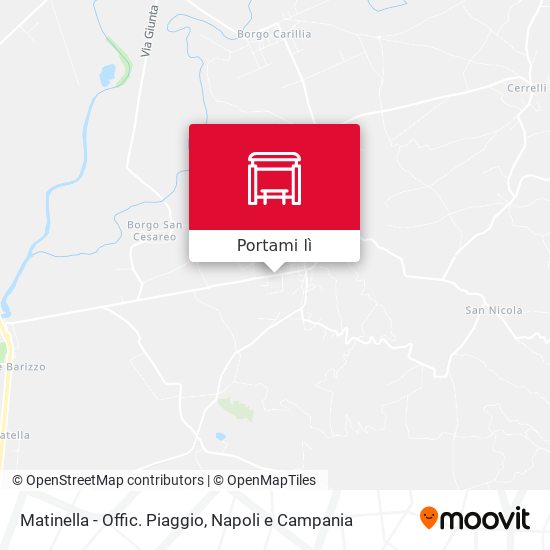 Mappa Matinella - Offic. Piaggio