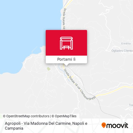 Mappa Agropoli - Via Madonna Del Carmine