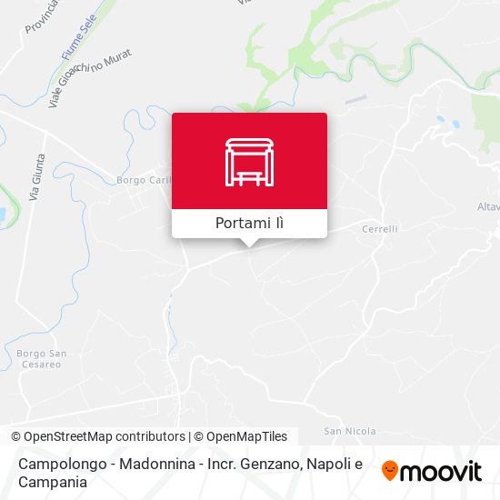 Mappa Campolongo - Madonnina - Incr. Genzano