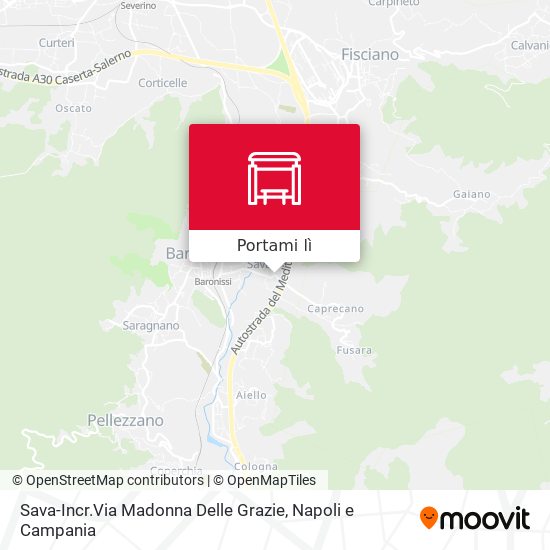Mappa Sava-Incr.Via Madonna Delle Grazie