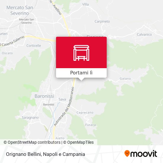 Mappa Orignano Bellini