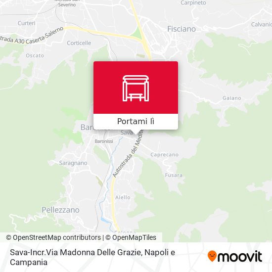 Mappa Sava-Incr.Via Madonna Delle Grazie