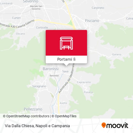 Mappa Via Dalla Chiesa