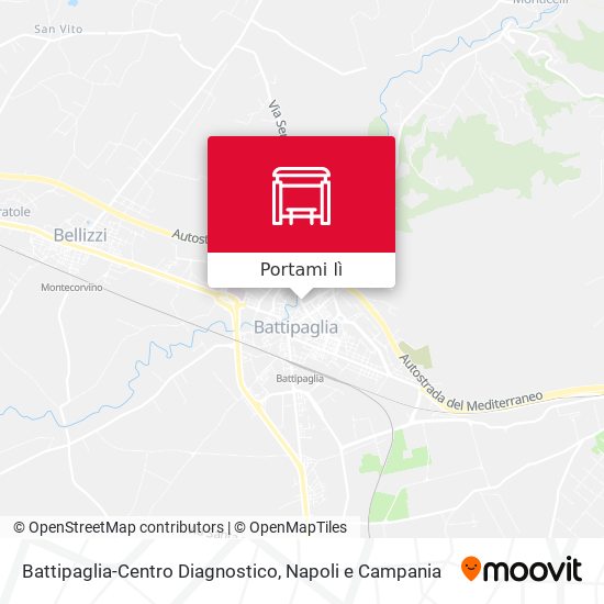 Mappa Battipaglia-Centro Diagnostico