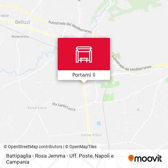 Mappa Battipaglia - Rosa Jemma - Uff. Poste