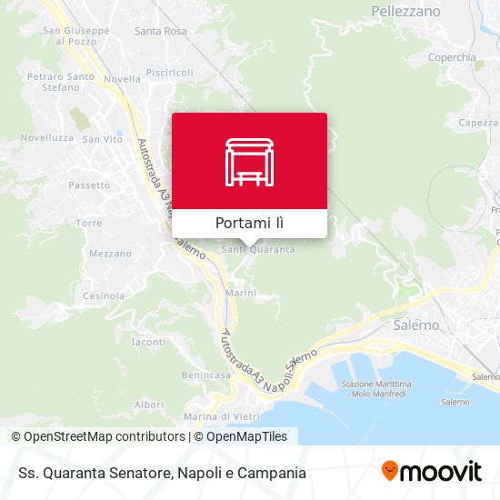 Mappa Ss. Quaranta Senatore