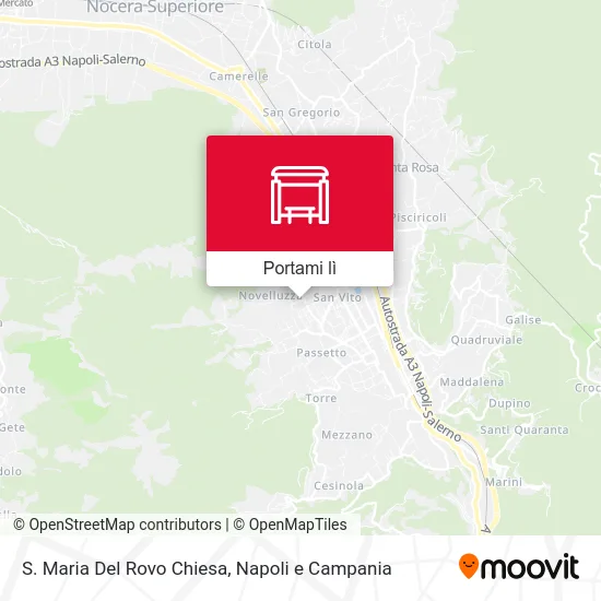 Mappa S. Maria Del Rovo Chiesa