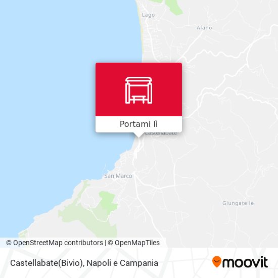 Mappa Castellabate(Bivio)
