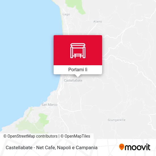 Mappa Castellabate - Net Cafe