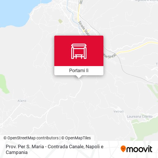 Mappa Prov. Per S. Maria - Contrada Canale