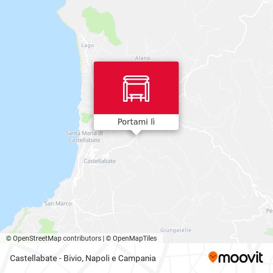 Mappa Castellabate - Bivio