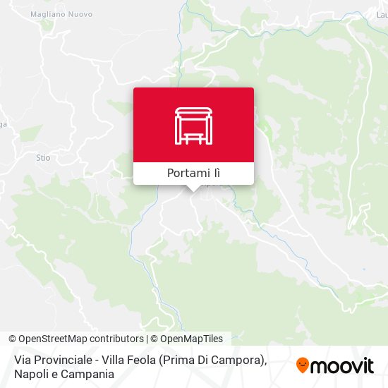 Mappa Via Provinciale - Villa Feola (Prima Di Campora)