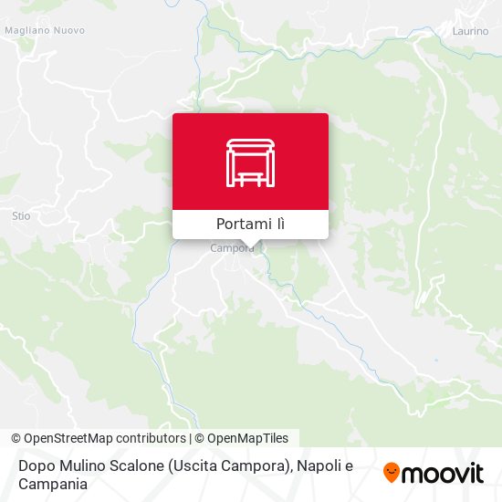 Mappa Dopo Mulino Scalone (Uscita Campora)