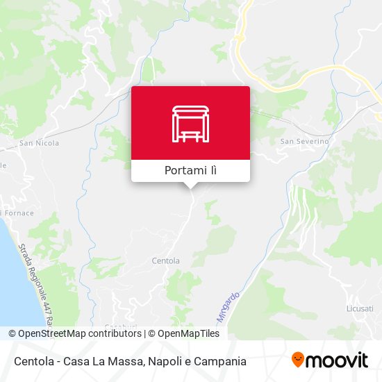 Mappa Centola - Casa La Massa