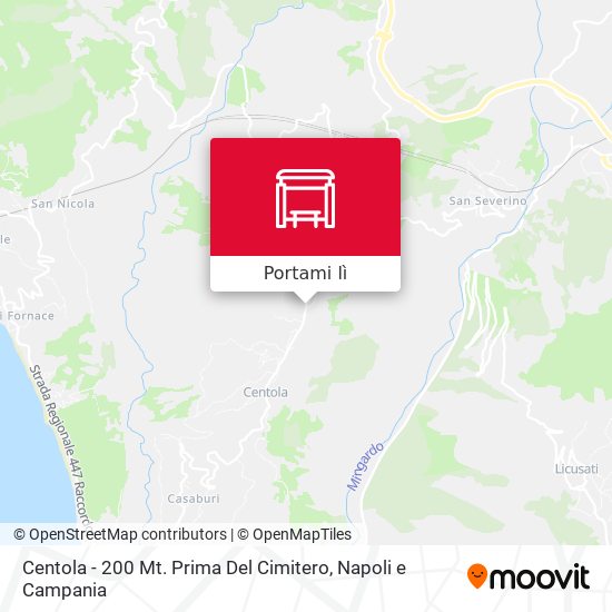 Mappa Centola - 200 Mt. Prima Del Cimitero
