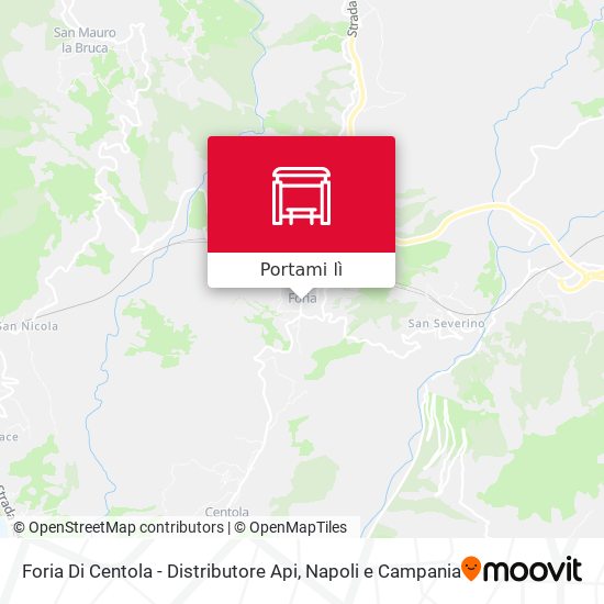 Mappa Foria Di Centola - Distributore Api