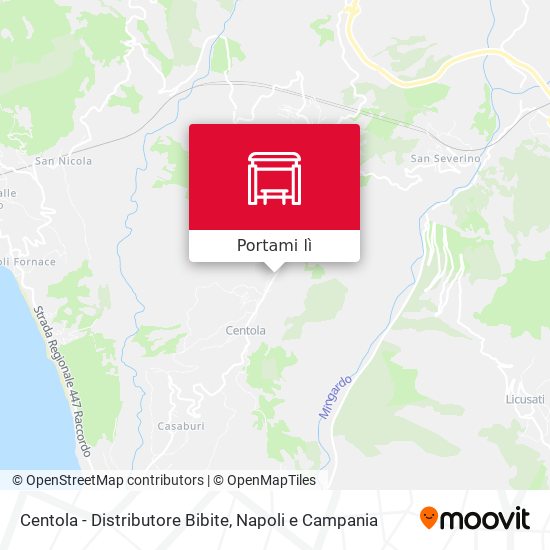 Mappa Centola - Distributore Bibite