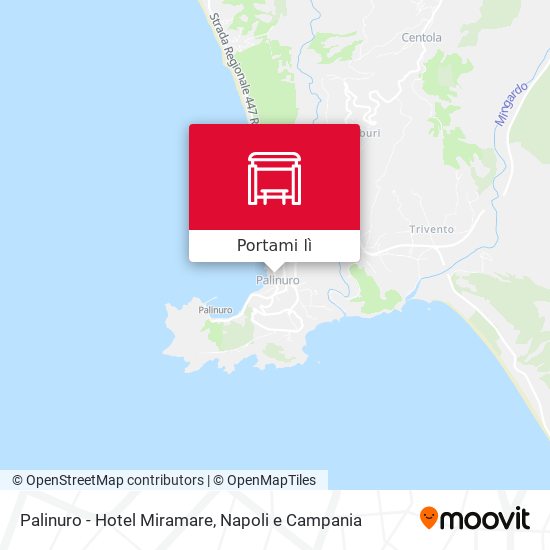 Mappa Palinuro - Hotel Miramare