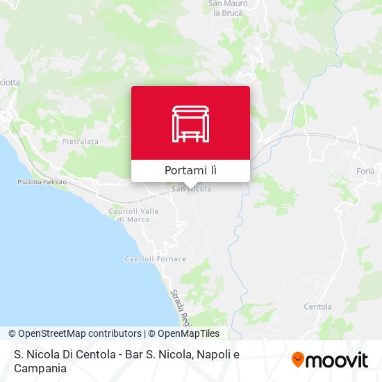 Mappa S. Nicola Di Centola - Bar S. Nicola