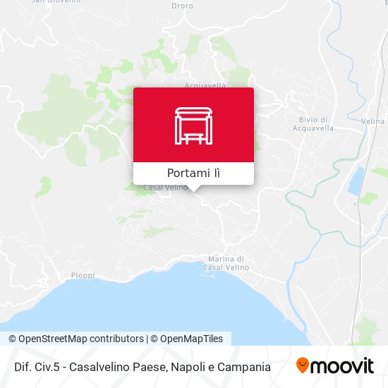 Mappa Dif. Civ.5 - Casalvelino Paese
