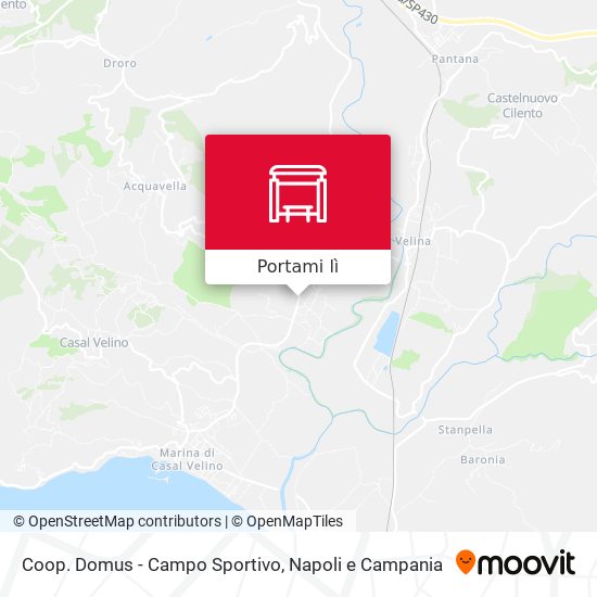 Mappa Coop. Domus - Campo Sportivo