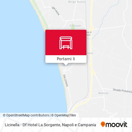 Mappa Licinella - Df Hotel La Sorgente