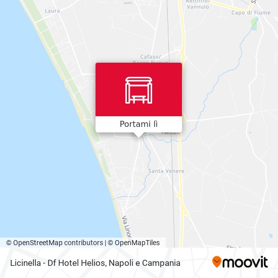 Mappa Licinella - Df Hotel Helios