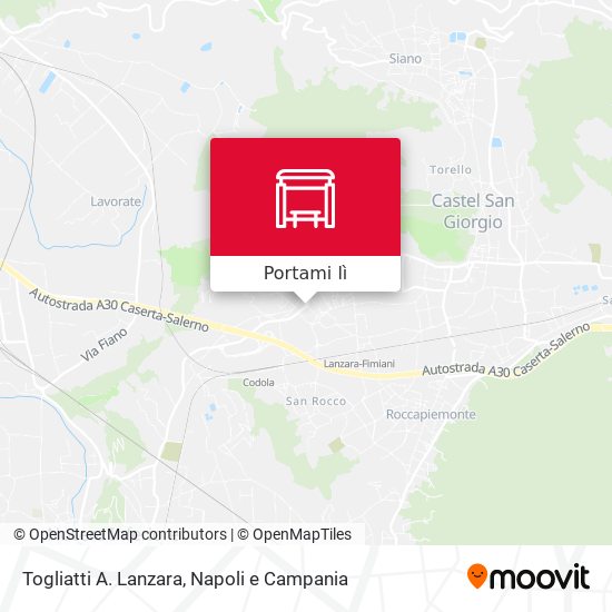 Mappa Togliatti A. Lanzara