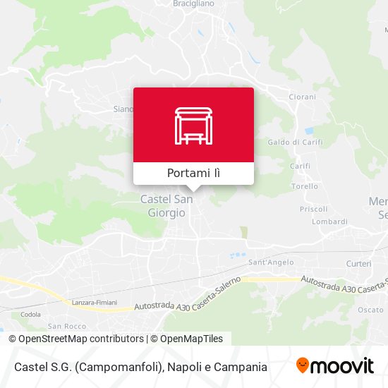 Mappa Castel S.G. (Campomanfoli)