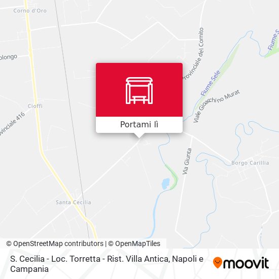 Mappa S. Cecilia - Loc. Torretta - Rist. Villa Antica