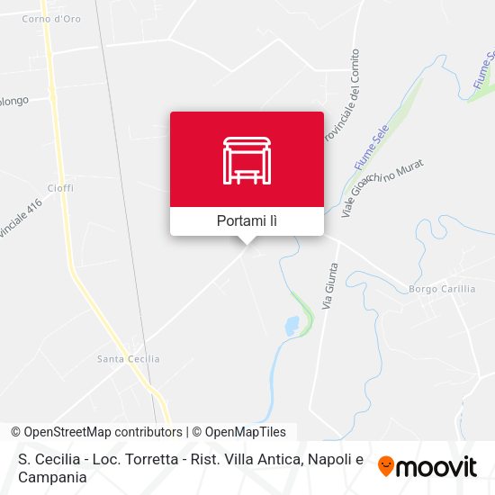 Mappa S. Cecilia - Loc. Torretta - Rist. Villa Antica