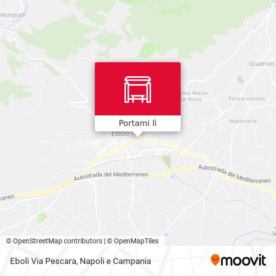 Mappa Eboli Via Pescara