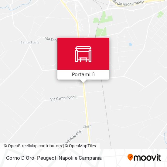 Mappa Corno D Oro- Peugeot