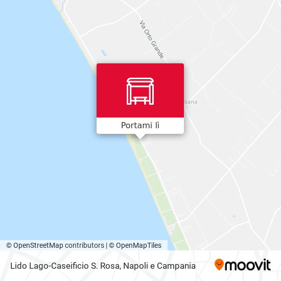 Mappa Lido Lago-Caseificio S. Rosa
