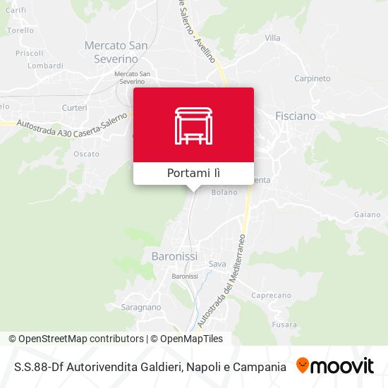 Mappa S.S.88-Df Autorivendita Galdieri