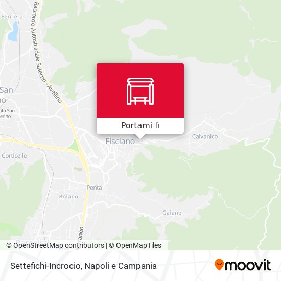 Mappa Settefichi-Incrocio