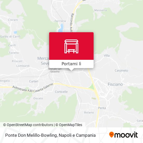 Mappa Ponte Don Melillo-Bowling