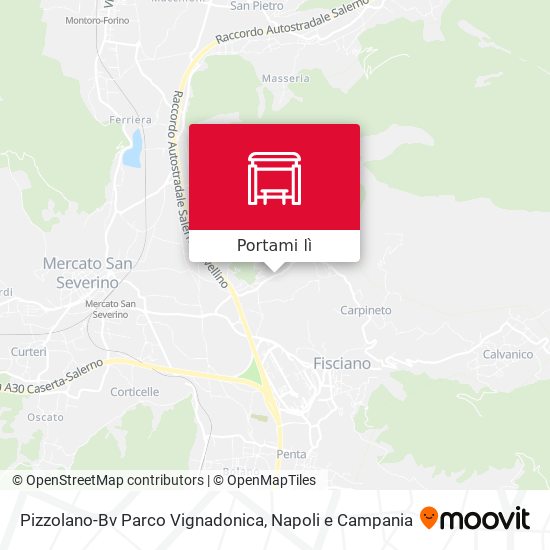 Mappa Pizzolano-Bv Parco Vignadonica