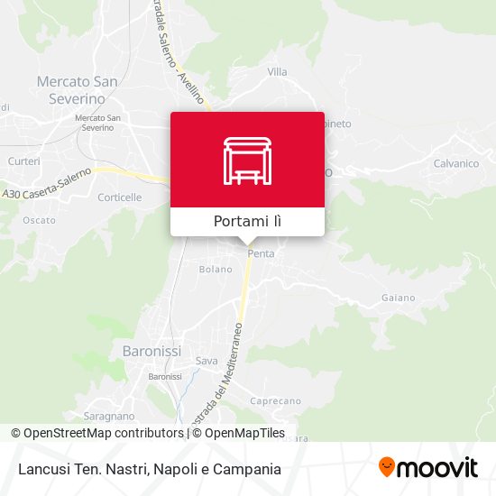 Mappa Lancusi Ten. Nastri