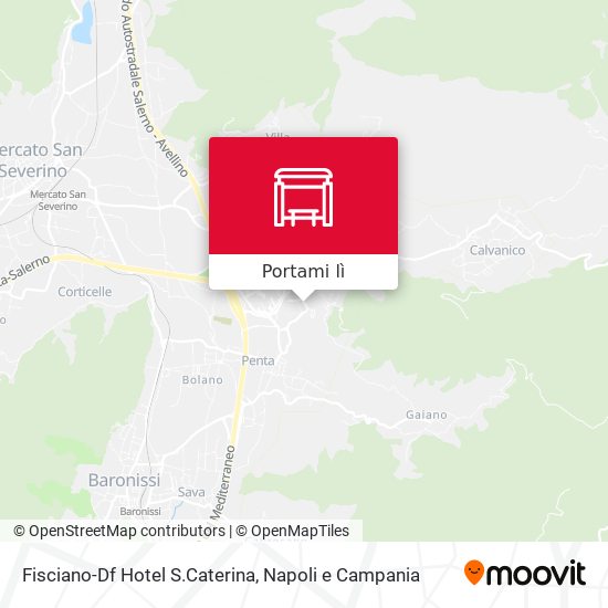 Mappa Fisciano-Df Hotel S.Caterina