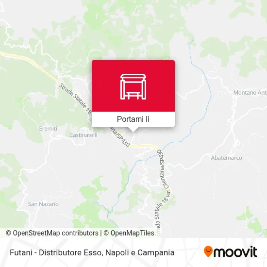 Mappa Futani - Distributore Esso