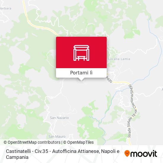 Mappa Castinatelli - Civ.35 - Autofficina Attianese
