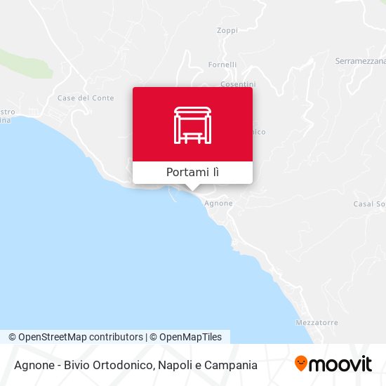 Mappa Agnone - Bivio Ortodonico