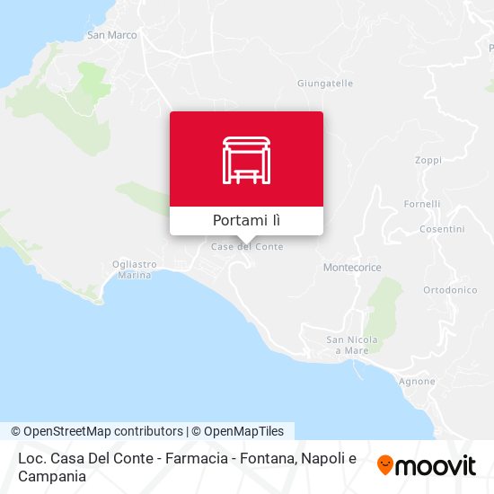Mappa Loc. Casa Del Conte - Farmacia - Fontana