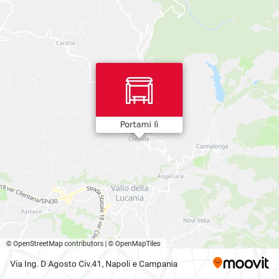 Mappa Via Ing. D Agosto Civ.41