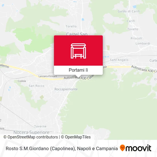 Mappa Rosto S.M.Giordano (Capolinea)