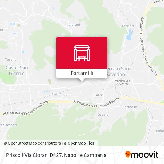 Mappa Priscoli-Via Ciorani Df 27