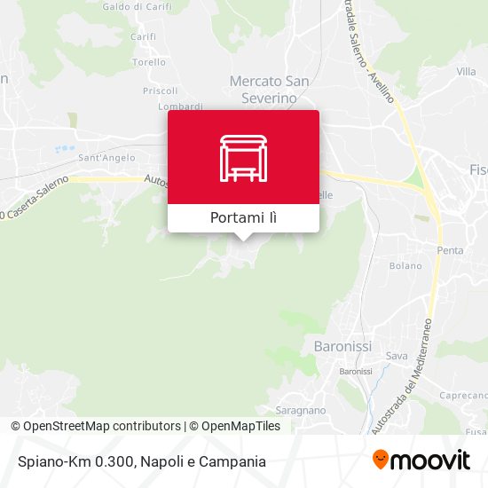 Mappa Spiano-Km 0.300