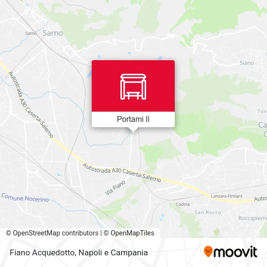 Mappa Fiano Acquedotto